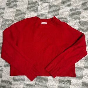 Red Crew Neck Sweater
